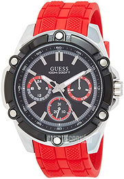 Guess Czarny/Guma Ø46 mm W1302G1
