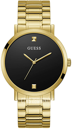 Guess Czarny/Stal w odcieniu złota Ø44 mm W1315G2