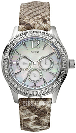 Guess Trend Biały/Skóra Ø42.2 mm W14033L1