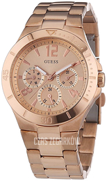 Guess Sporty Różowe złoto/Stal w kolorze różowego złota Ø38 mm W14553L1
