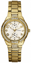 Guess Biały/Stal w odcieniu złota Ø39 mm W15065L1