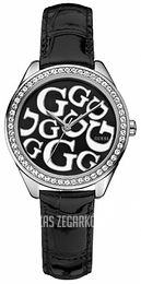 Guess Czarny/Skóra Ø37 mm W65008L2