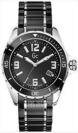 Guess Czarny/Stal Ø43 mm X85008G2