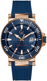 Guess Niebieski/Guma Ø44 mm Y36004G7
