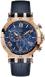 Guess Guess Collection Niebieski/Skóra Ø44 mm Y44003G7