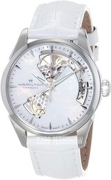 Hamilton Jazzmaster Biały/Skóra Ø36 mm H32215890