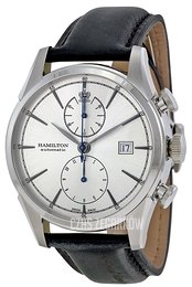 Hamilton Srebrny/Skóra Ø42 mm H32416781