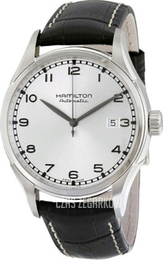 Hamilton Jazzmaster Srebrny/Skóra Ø42 mm H32612551