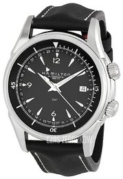Hamilton American Classic Jazzmaster Traveler Czarny/Skóra Ø43 mm H32615835