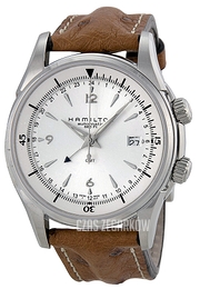 Hamilton American Classic Jazzmaster Traveler Srebrny/Skóra Ø42 mm H32625555