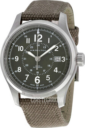 Hamilton Srebrny/Skóra Ø42 mm H32705521