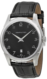 Hamilton American Classic Jazzmaster Thinline Czarny/Skóra Ø42 mm H38511733