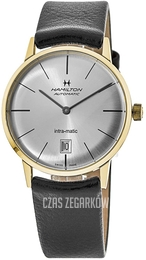 Hamilton American Classic Timeless Intra-Matic Srebrny/Skóra Ø42 mm H38735751