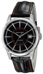 Hamilton American Classic Railroad Czarny/Skóra Ø40 mm H40555731