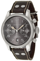 Hamilton Khaki Field Szary/Skóra Ø42 mm H60416583