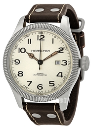 Hamilton Khaki Field Srebrny/Skóra Ø45 mm H60515593