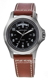 Hamilton King Czarny/Skóra Ø40 mm H64451533