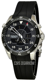 Hamilton Khaki Czarny/Guma Ø38 mm H64554331