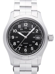 Hamilton Field Czarny/Stal Ø38 mm H68411133