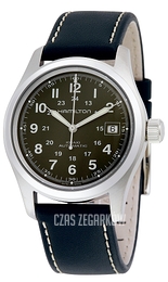 Hamilton Khaki Field Automatic Czarny/Skóra Ø38 mm H70455863