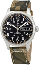 Hamilton Khaki Field Czarny/Skóra Ø42 mm H70535031