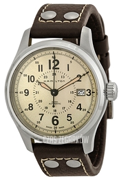 Hamilton Field Beżowy/Skóra Ø40 mm H70595523