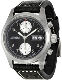 Hamilton Khaki Field Czarny/Skóra Ø38 mm H71466733