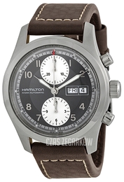 Hamilton Khaki Field Czarny/Skóra Ø42 mm H71566583