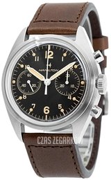 Hamilton Khaki Aviation Czarny/Skóra Ø40 mm H76409530