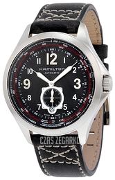 Hamilton Khaki Czarny/Skóra H76655733