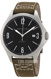 Hamilton Khaki Aviation Czarny/Skóra Ø42 mm H76665835