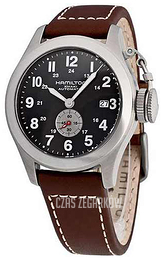 Hamilton Khaki Czarny/Skóra Ø40 mm H77415533