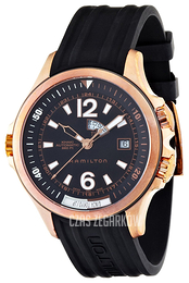 Hamilton Navy Czarny/Guma Ø42 mm H77545735