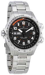Hamilton Czarny/Stal Ø45 mm H77755133