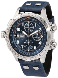 Hamilton Khaki Aviation Niebieski/Skóra Ø45 mm H77906940