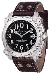 Hamilton Khaki Czarny/Skóra Ø42 mm H78555533