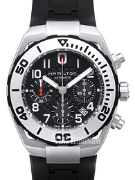Hamilton Khaki Navy Sub Auto Czarny/Guma Ø43 mm H78716333