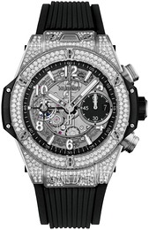 Hublot Big Bang 42mm Czarny/Guma Ø42 mm 441.NX.1171.RX.1704