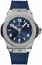 Hublot Big Bang 39Mm Niebieski/Guma Ø39 mm 465.SX.7170.LR.1204