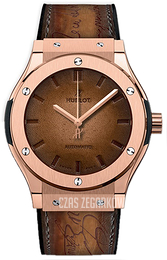 Hublot Classic Fusion Brązowy/Skóra Ø45 mm 511.OX.0500.VR.BER16