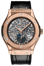 Hublot Classic Fusion Szkieletowa tarczy/Skóra Ø45 mm 517.OX.0180.LR