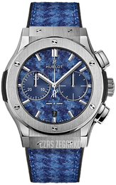 Hublot Classic Fusion Niebieski/Guma Ø45 mm 521.NX.2710.NR.ITI18