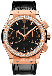 Hublot Classic Fusion Czarny/Skóra Ø45 mm 521.OX.1181.LR.1104