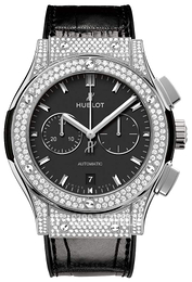 Hublot Classic Fusion Czarny/Skóra Ø42 mm 541.NX.1171.LR.1704