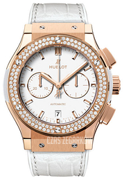 Hublot Classic Fusion Biały/Skóra Ø42 mm 541.OE.2080.LR.1104