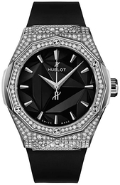 Hublot Classic Fusion Czarny/Guma Ø40 mm 550.NS.1800.RX.1604.ORL19