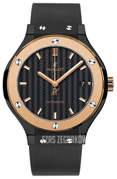 Hublot Classic Fusion Czarny/Guma Ø38 mm 565.CO.1781.RX