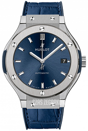 Hublot Classic Fusion Niebieski/Skóra Ø38 mm 565.NX.7170.LR