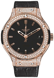 Hublot Classic Fusion Czarny/Skóra Ø38 mm 565.OX.1180.LR.1704