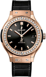 Hublot Classic Fusion Czarny/Guma Ø38 mm 565.OX.1480.LR.1204